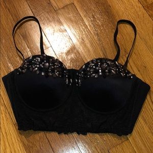 Bebe studded bra